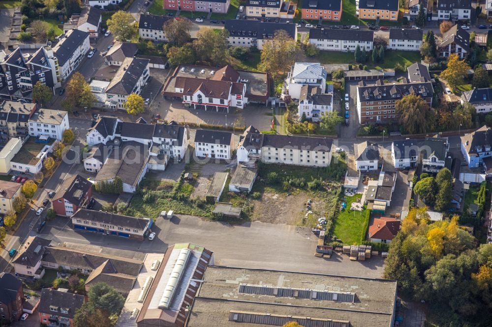 Aerial image Wengern - Residential area of the multi-family house settlement on street Osterfeldstrasse in Wengern at Ruhrgebiet in the state North Rhine-Westphalia, Germany