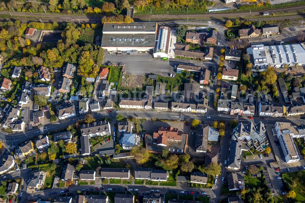 Wengern from the bird's eye view: Residential area of the multi-family house settlement on Osterfeldstrasse in Wengern at Ruhrgebiet in the state North Rhine-Westphalia, Germany