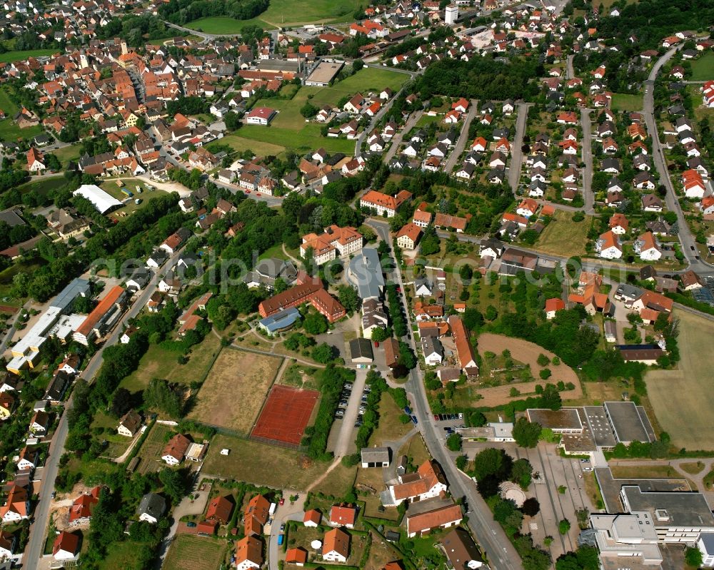 Aerial photograph Wolfsau - Residential area of the multi-family house settlement in Wolfsau in the state Bavaria, Germany