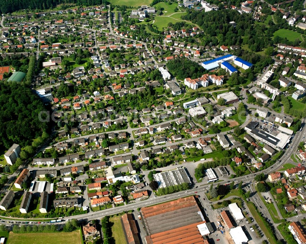 Rippolingen from the bird's eye view: Residential area - mixed development of a multi-family housing estate and single-family housing estate in Rippolingen in the state Baden-Wuerttemberg, Germany