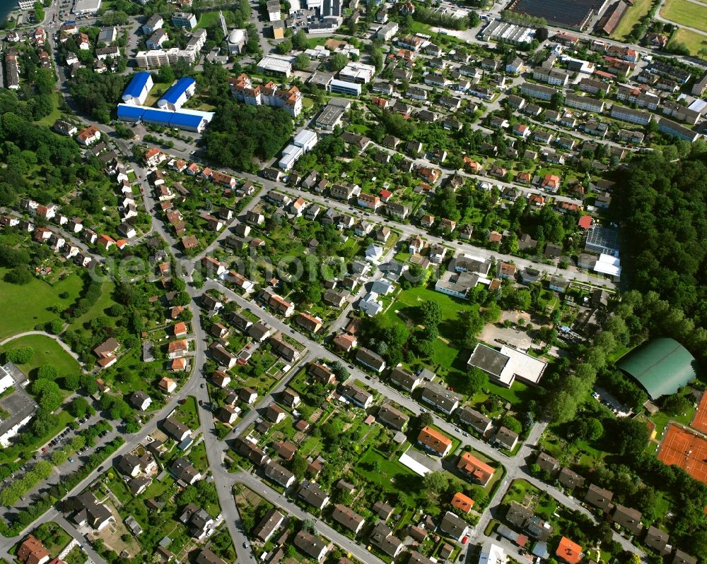 Rippolingen from the bird's eye view: Residential area - mixed development of a multi-family housing estate and single-family housing estate in Rippolingen in the state Baden-Wuerttemberg, Germany