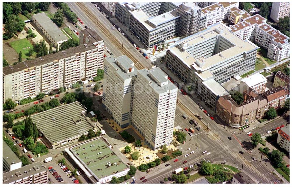 Berlin / Lichtenberg from the bird's eye view: Wohngebiet Möllendorfstrasse in Berlin Lichtenberg.