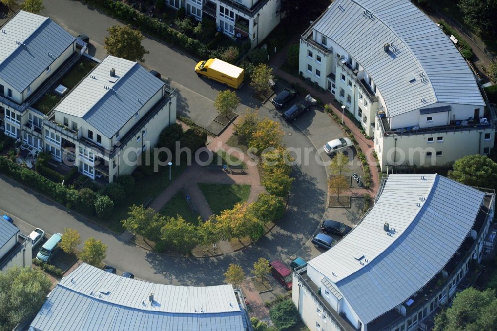 Berlin OT Karow from the bird's eye view: View of a residential area in the district of Karow in Berlin