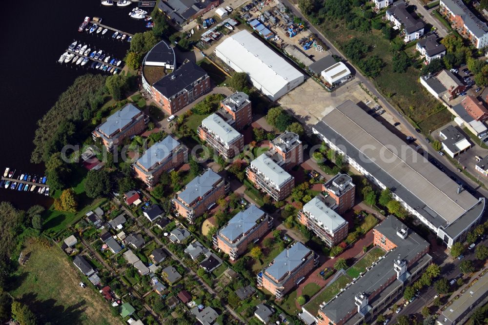 Aerial photograph Berlin OT Köpenick - View of a neighbourhood in the district of Koepenick in Berlin