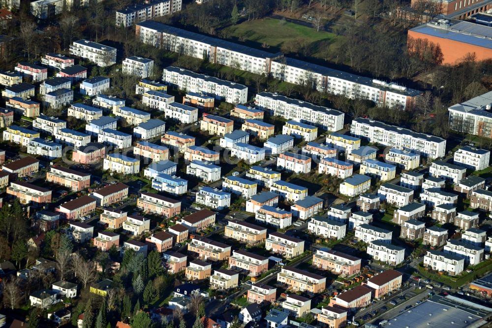 Berlin OT Lichterfelde from the bird's eye view: District view of Lichterfelde in Berlin