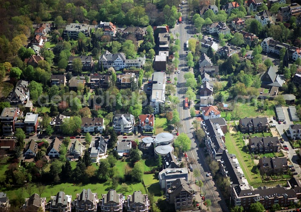 Aerial image Köln Lindenthal - Residential area in the district of Lindenthal in Cologne in North Rhine-Westphalia