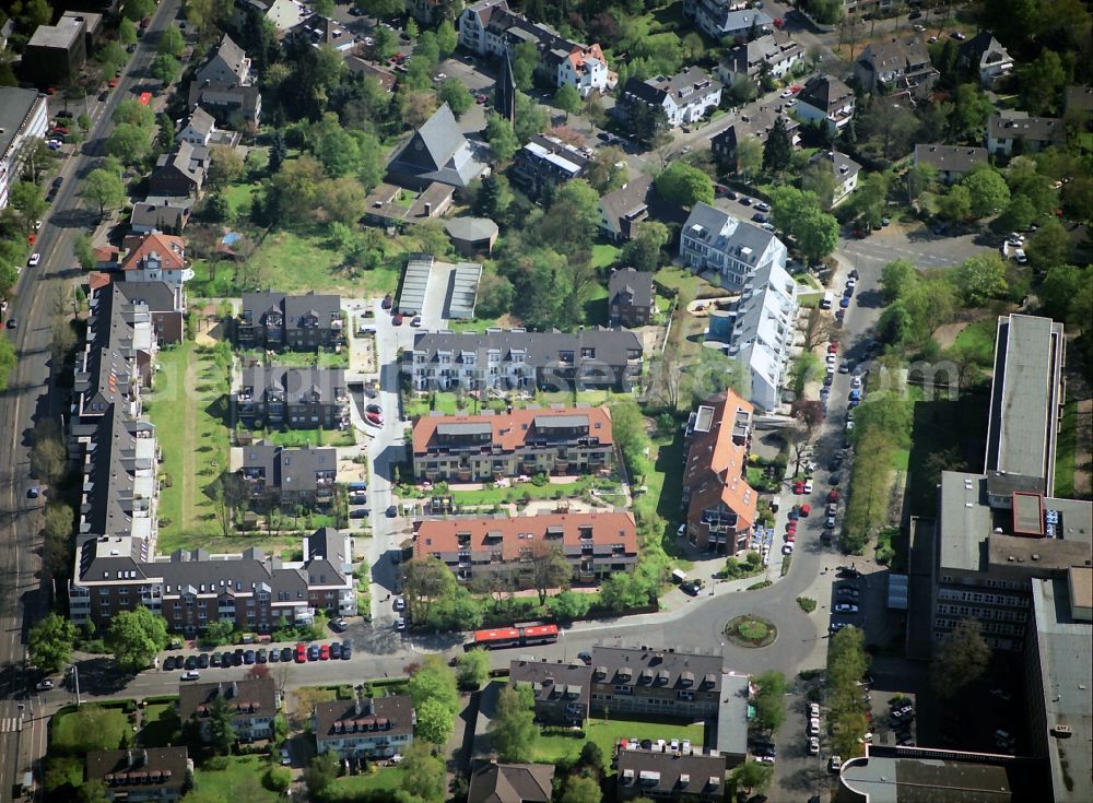 Aerial photograph Köln Lindenthal - Residential area in the district of Lindenthal in Cologne in North Rhine-Westphalia