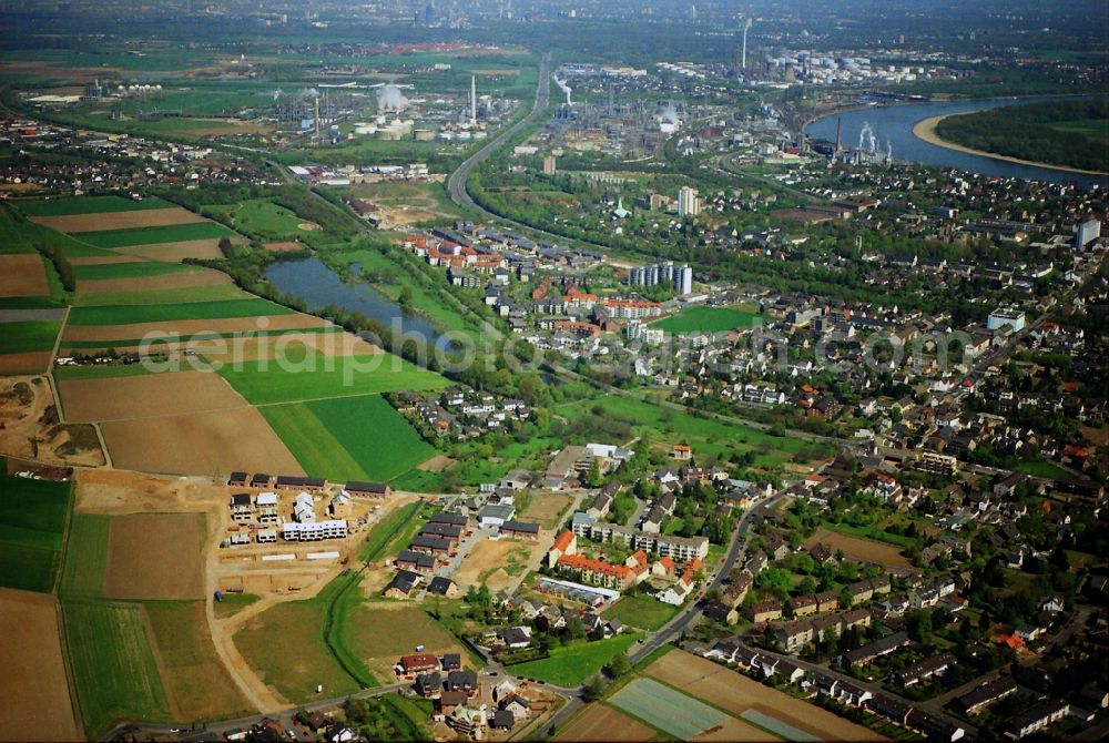 Köln Lindenthal from above - Residential area in the district of Keldenich - Wesseling in Cologne in North Rhine-Westphalia