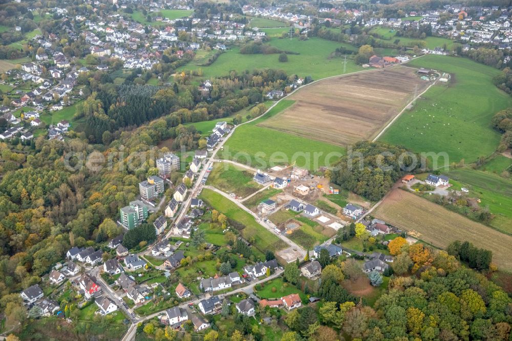 Aerial image Wengern - Residential areas on the edge of forest areas in Wengern at Ruhrgebiet in the state North Rhine-Westphalia, Germany