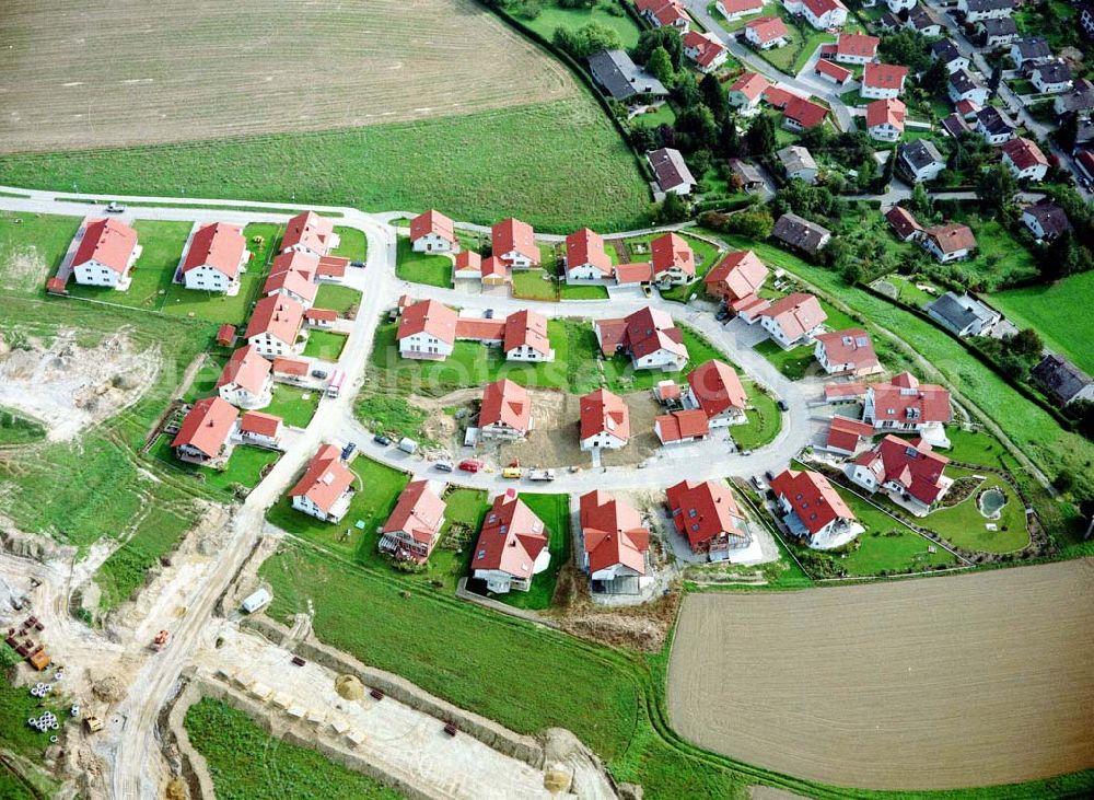 Aerial image Simbach am Inn / Bayern - Wohngebiet Weinleiten 28 in Simbach / Inn in Bayern.