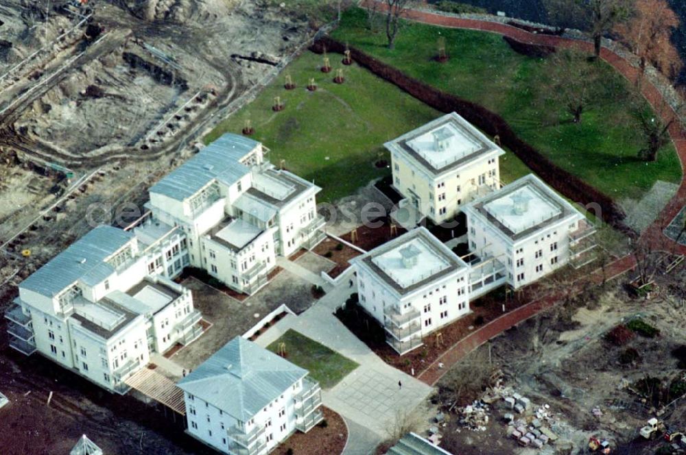 Aerial photograph Berlin - 06.03.1995 Wohngebiet Wilhelmstrasse in Berlin-Mitte