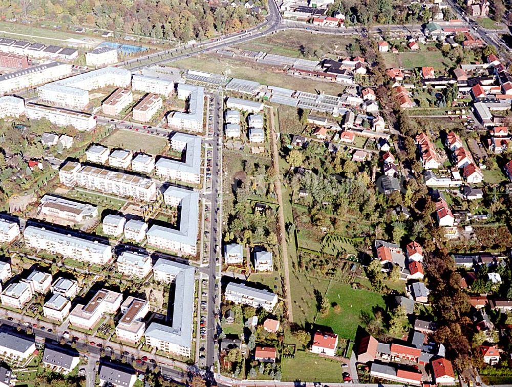 Aerial image Berlin-Pankow - Wohngebiet zwischen Gartenstraße und Kalvinistenweg in Buchholz (Bezirk Berlin-Pankow).