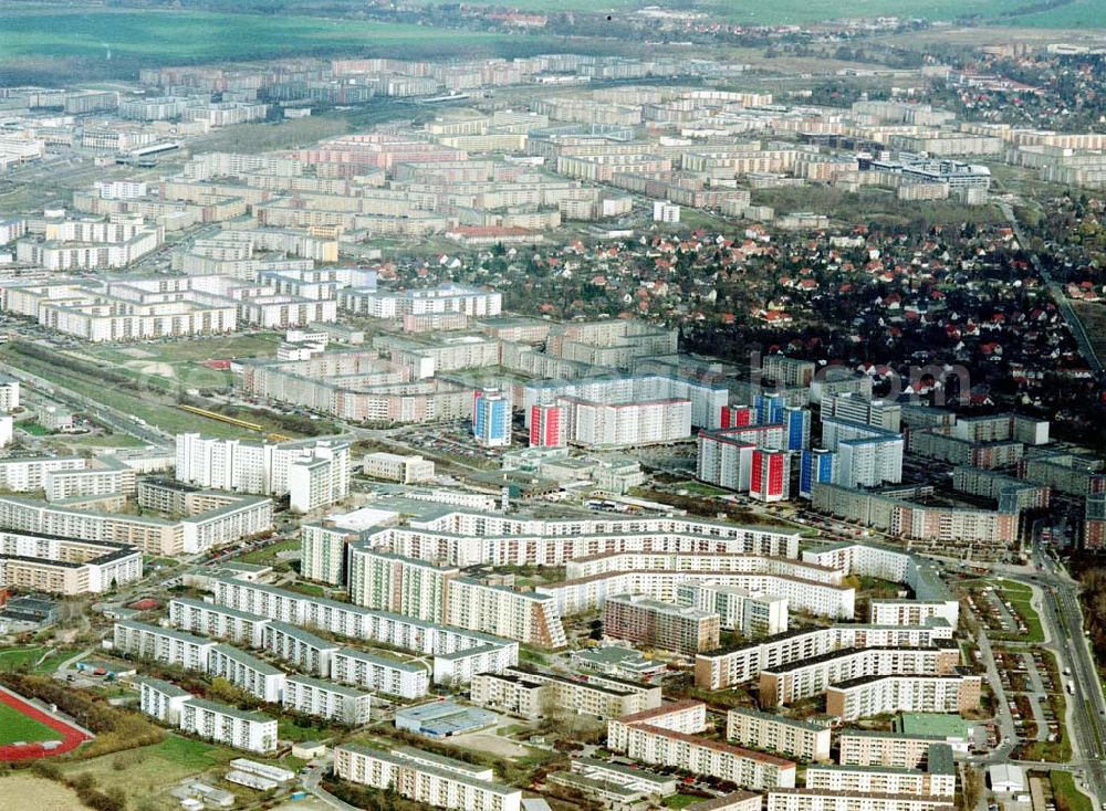 Aerial photograph Berlin - Hellersdorf - Wohngebiete in Hellersdorf