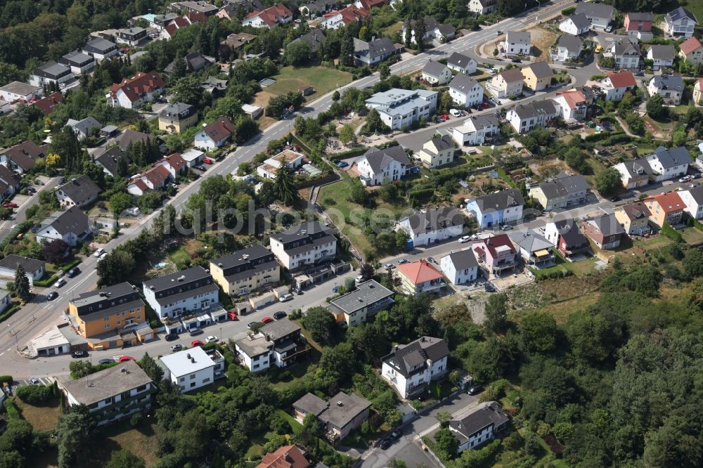 Bad Schwalbach from the bird's eye view: Settlement in Bad Schwalbach in the state Hesse, Germany