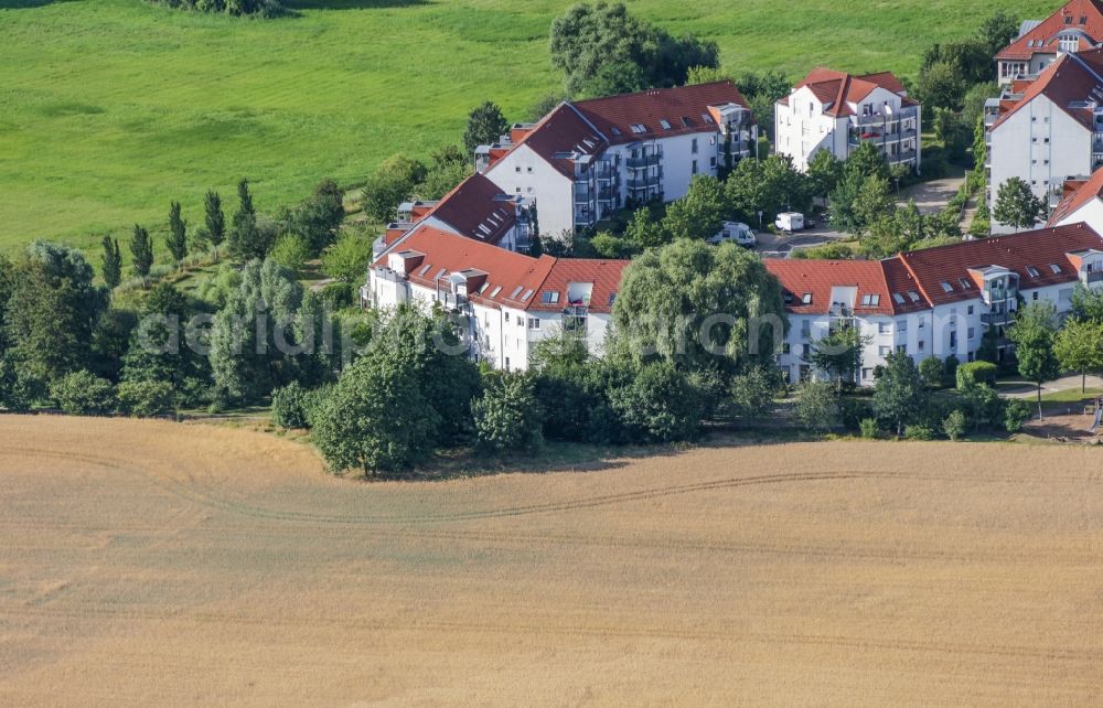 Bernau from above - Settlement in Bernau in the state Brandenburg