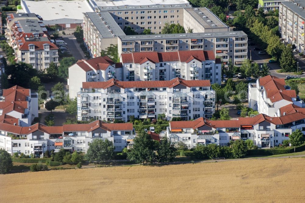 Bernau from the bird's eye view: Settlement in Bernau in the state Brandenburg