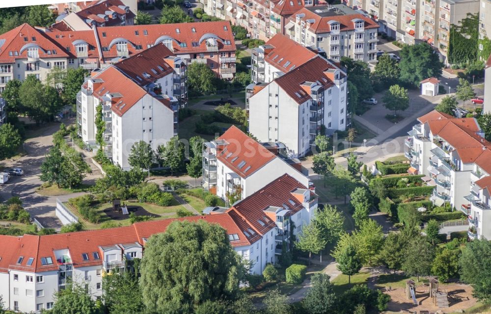 Aerial photograph Bernau - Settlement in Bernau in the state Brandenburg