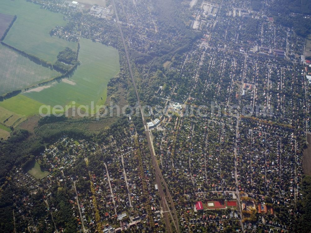 Aerial photograph Blankenfelde-Mahlow - Settlement in Blankenfelde-Mahlow in the state Brandenburg