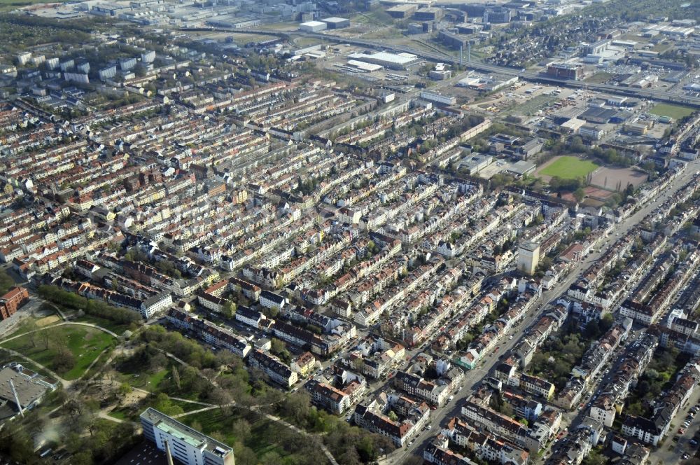 Aerial image Bremen - Settlement in Bremen in Germany