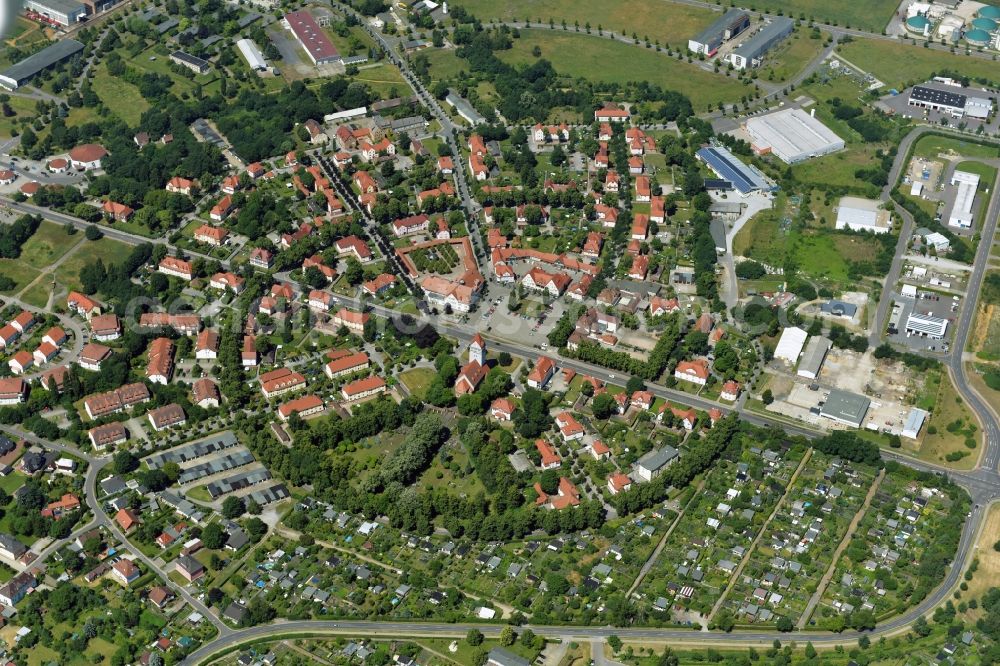 Aerial image Senftenberg - Settlement Brieske in Senftenberg in the state Brandenburg