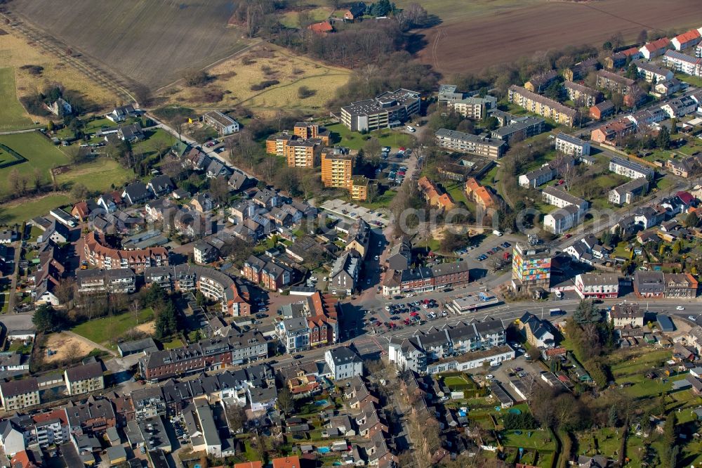 Aerial photograph Bottrop - Settlement in Bottrop in the state North Rhine-Westphalia