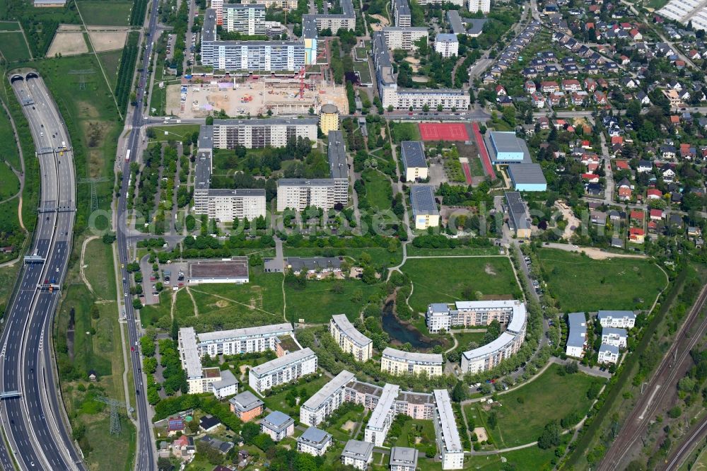 Aerial photograph Schönefeld - Settlement along the Altglienicker Chaussee - Siriusstrasse in Schoenefeld in the state Brandenburg, Germany