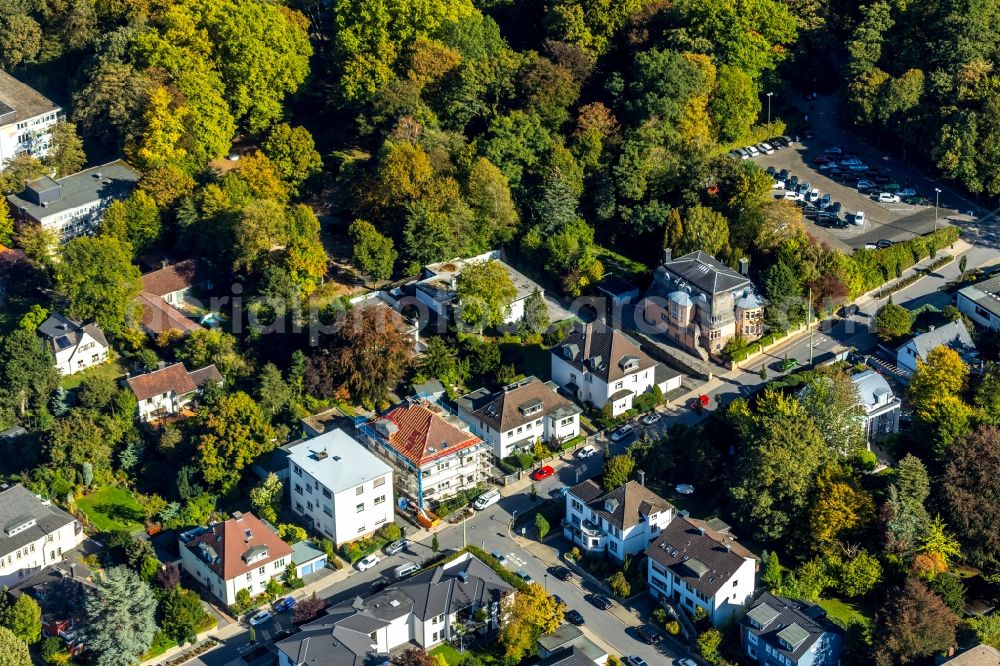 Aerial photograph Hagen - Settlement along the Christian-Rohlfs-Strasse in Hagen in the state North Rhine-Westphalia, Germany