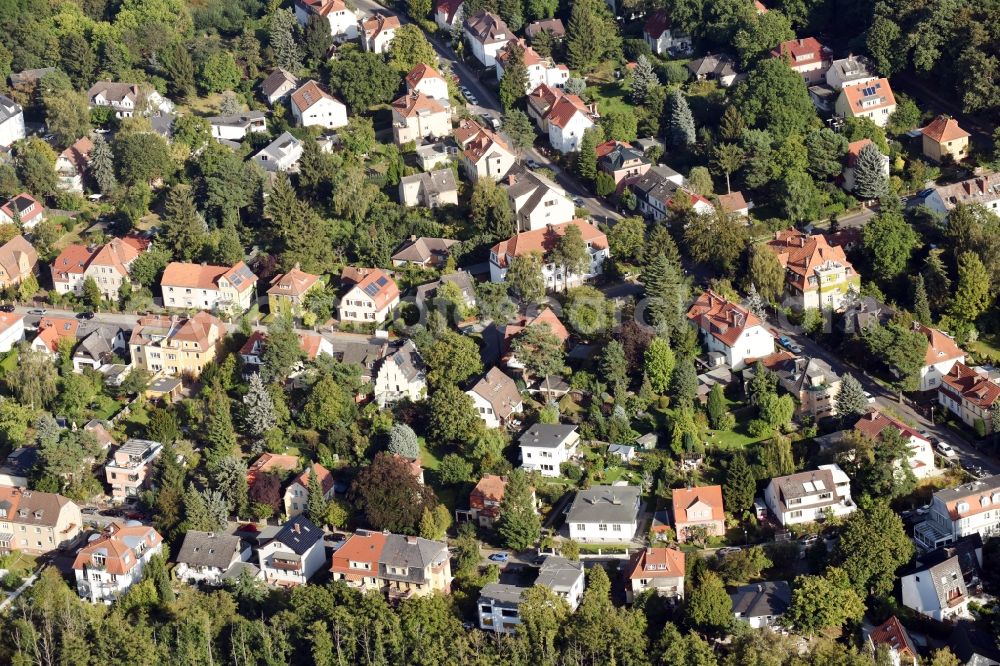 Aerial image Berlin - Settlement along the Murellenweg corner Stendelweg in Berlin