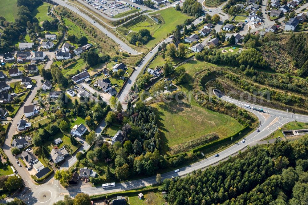 Aerial photograph Bigge - Settlement along the Norbachstrasse - Prowinkel in Bigge in the state North Rhine-Westphalia, Germany