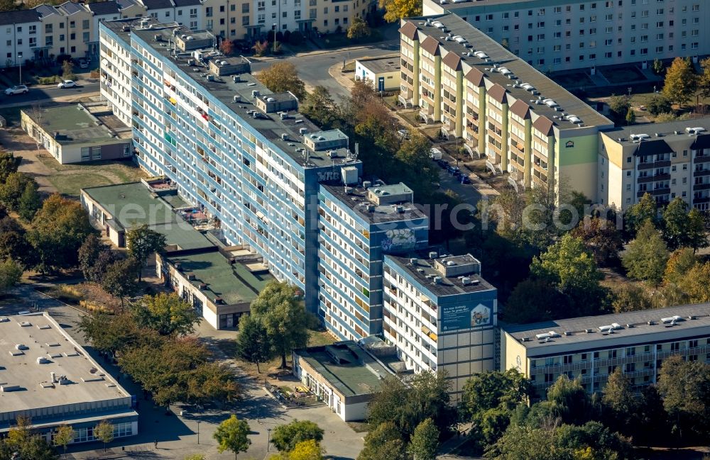 Aerial photograph Magdeburg - Settlement along the Rollestrasse - Othrichstrasse in the district Neustaedter Feld in Magdeburg in the state Saxony-Anhalt, Germany