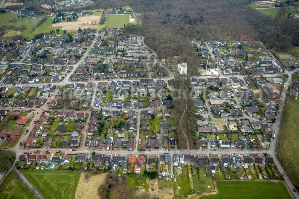 Aerial photograph Grafenwald - Settlement along the Schneiderstrasse - Ottenschlag in Grafenwald in the state North Rhine-Westphalia, Germany