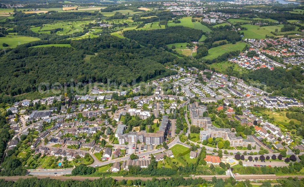 Aerial image Gevelsberg - Settlement in Gevelsberg in the state North Rhine-Westphalia, Germany