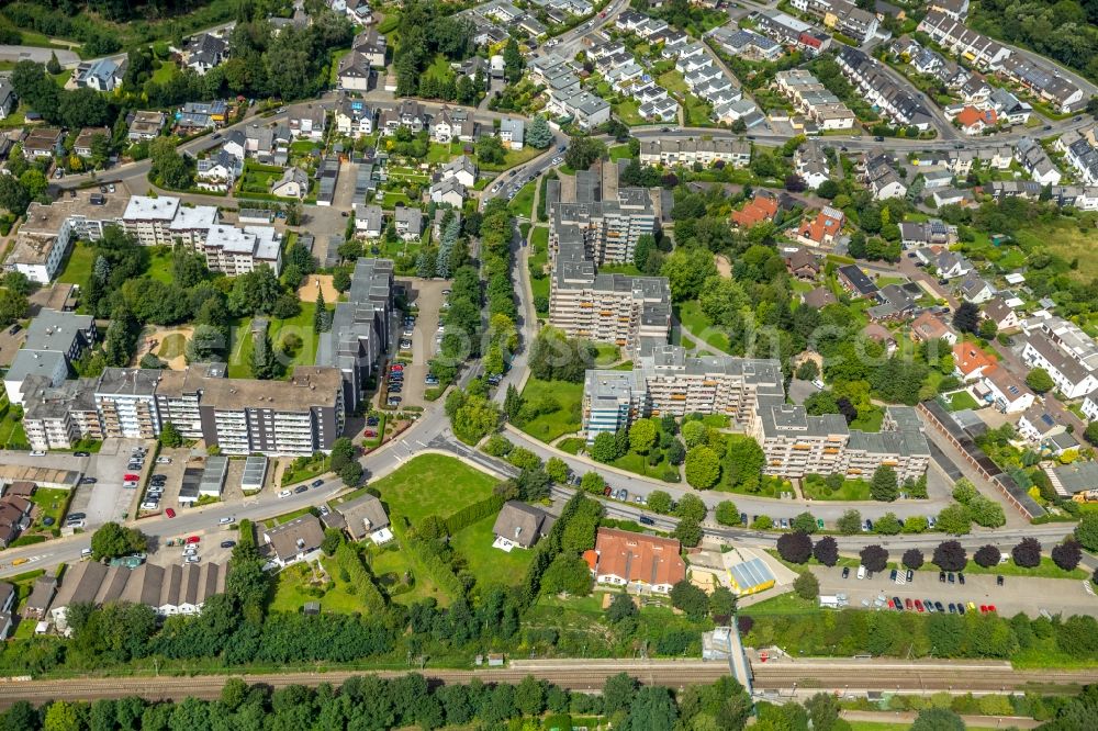 Aerial photograph Gevelsberg - Settlement in Gevelsberg in the state North Rhine-Westphalia, Germany