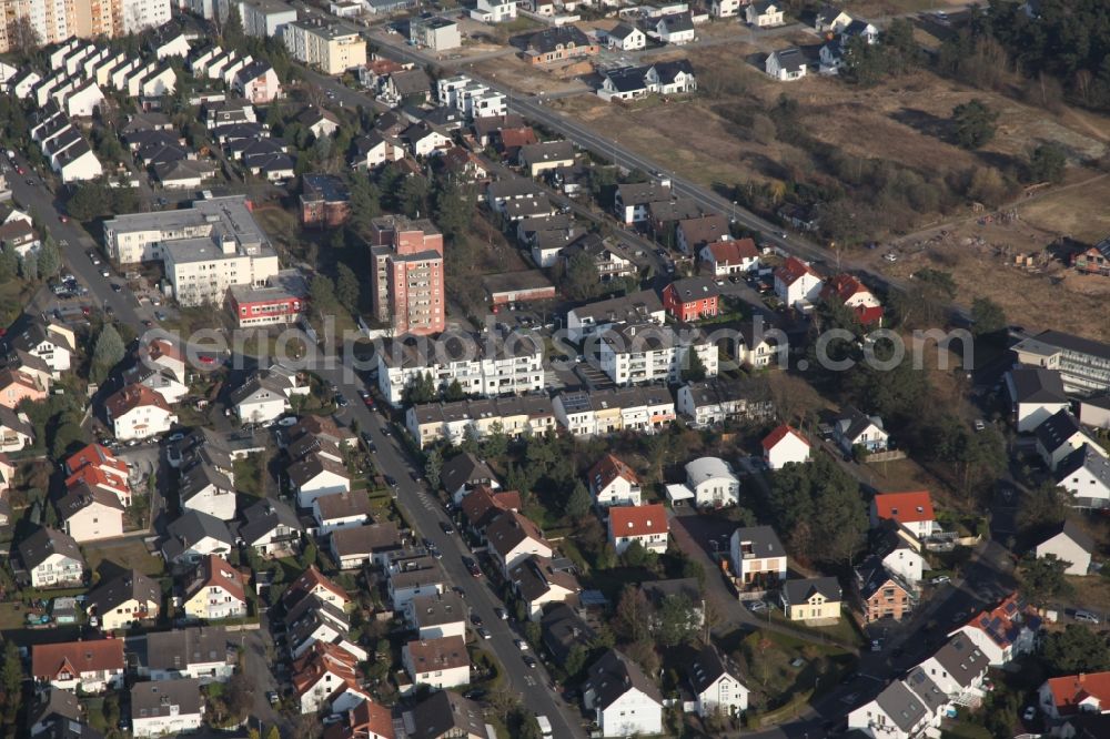 Heusenstamm from above - Settlement in Heusenstamm in the state Hesse. heusenstamm.de