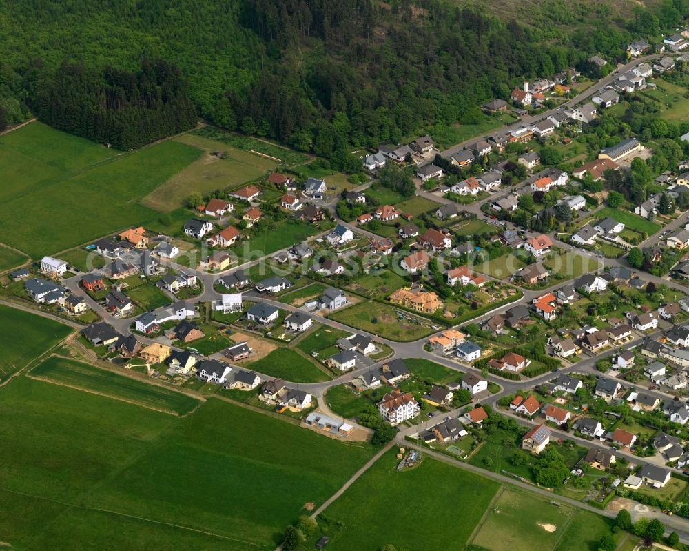 Hilgert from above - Settlement in Hilgert in the state Rhineland-Palatinate