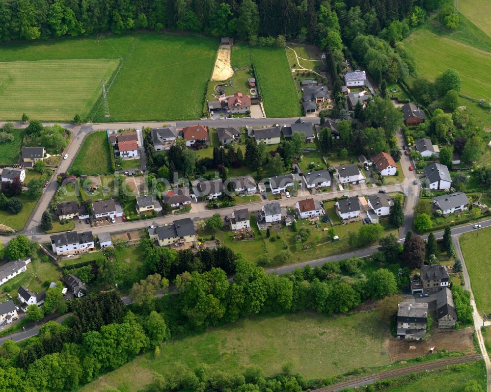 Aerial photograph Hundsdorf - Settlement in Hundsdorf in the state Rhineland-Palatinate