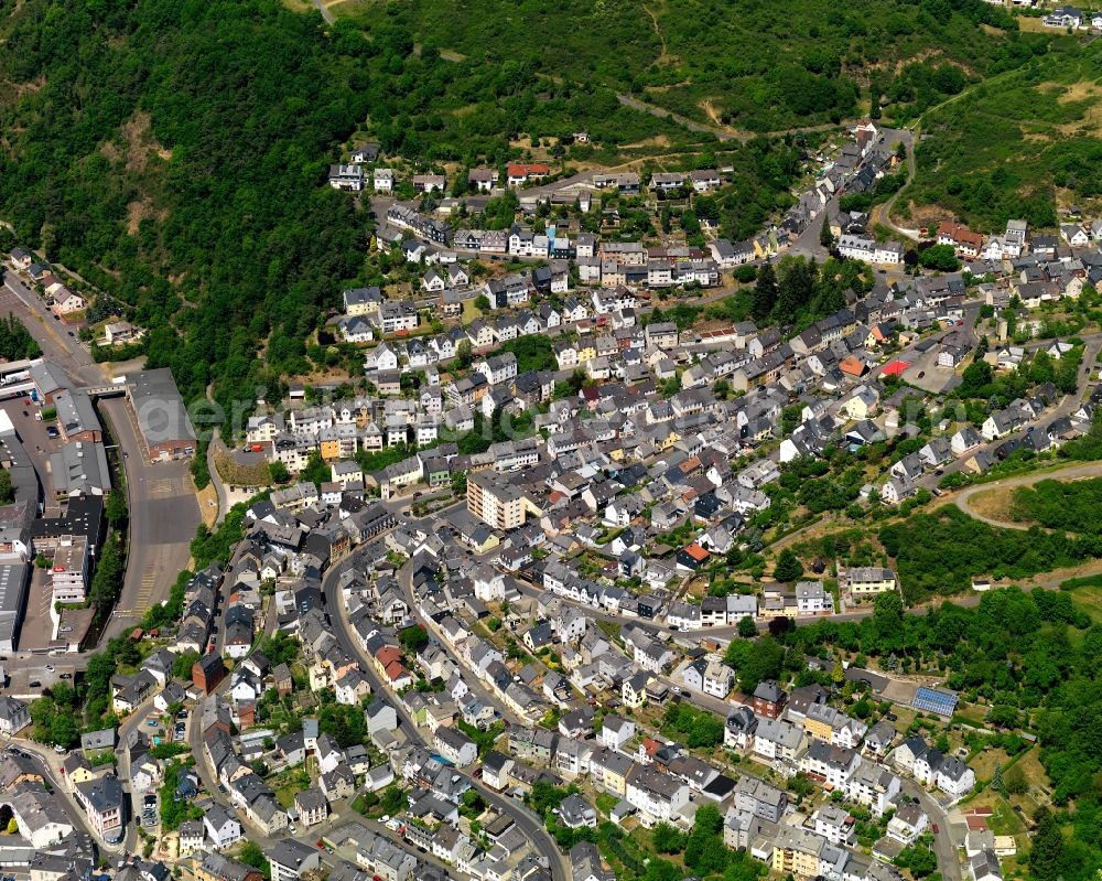 Aerial photograph Idar-Oberstein - Residential area - settlement in Idar-Oberstein in Rhineland-Palatinate