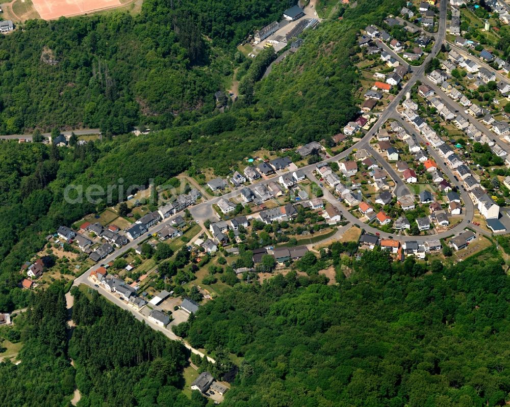 Idar-Oberstein from above - Settlement of Idar-Oberstein in the state Rhineland-Palatinate