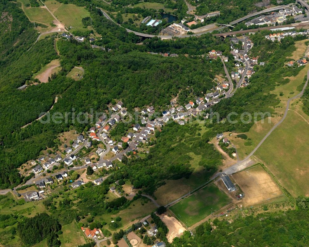 Idar-Oberstein from above - Settlement in Idar-Oberstein in the state Rhineland-Palatinate