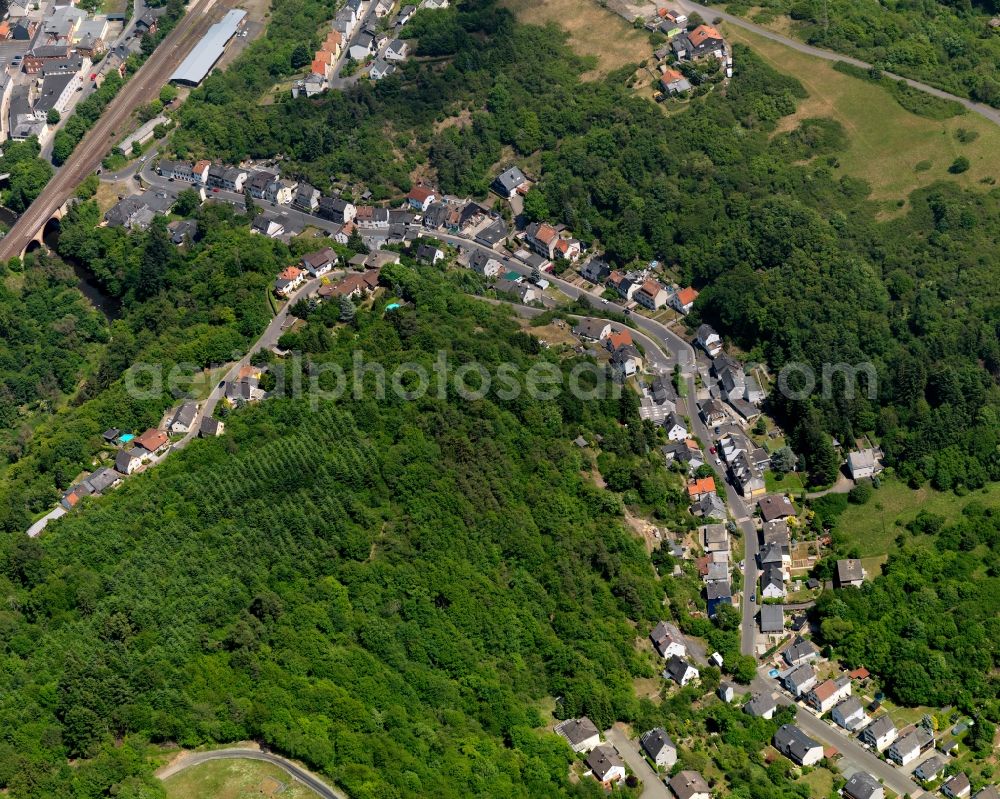 Aerial image Idar-Oberstein - Settlement in Idar-Oberstein in the state Rhineland-Palatinate