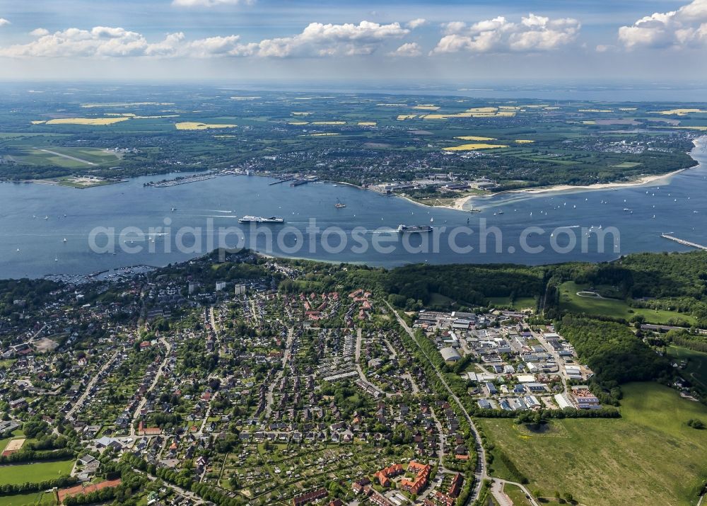 Aerial photograph Heikendorf - Settlement on Kieler Foerde in Heikendorf in the state Schleswig-Holstein, Germany