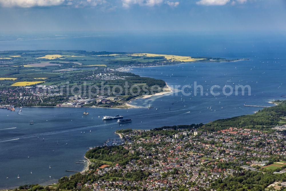 Aerial photograph Heikendorf - Settlement on Kieler Foerde in Heikendorf in the state Schleswig-Holstein, Germany