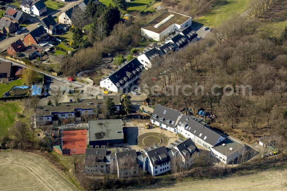 Aerial photograph Oberhausen - Settlement of Friedensdorf e.V in Oberhausen in the state North Rhine-Westphalia