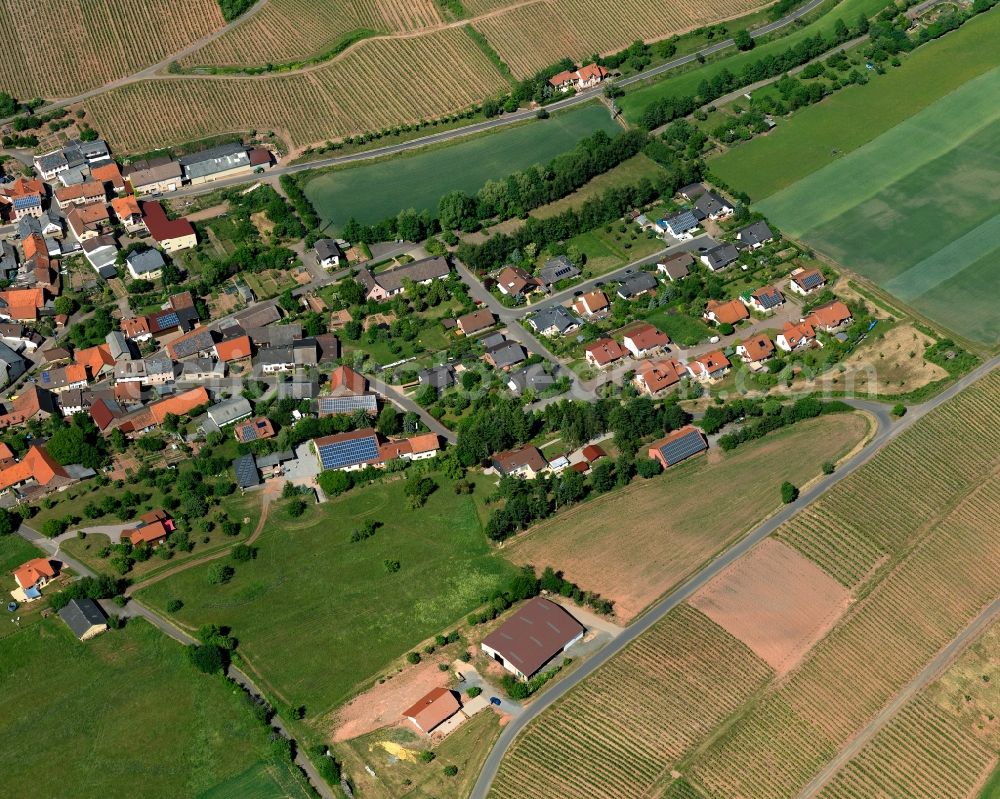 Kirschroth from the bird's eye view: Settlement of Kirschroth in Rhineland-Palatinate