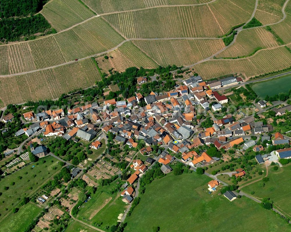 Aerial image Kirschroth - Settlement of Kirschroth in Rhineland-Palatinate