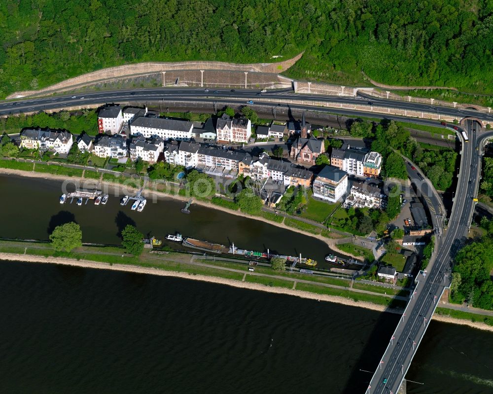 Aerial image Koblenz, Ehrenbreitstein - Settlement in Koblenz, Ehrenbreitstein in the state Rhineland-Palatinate