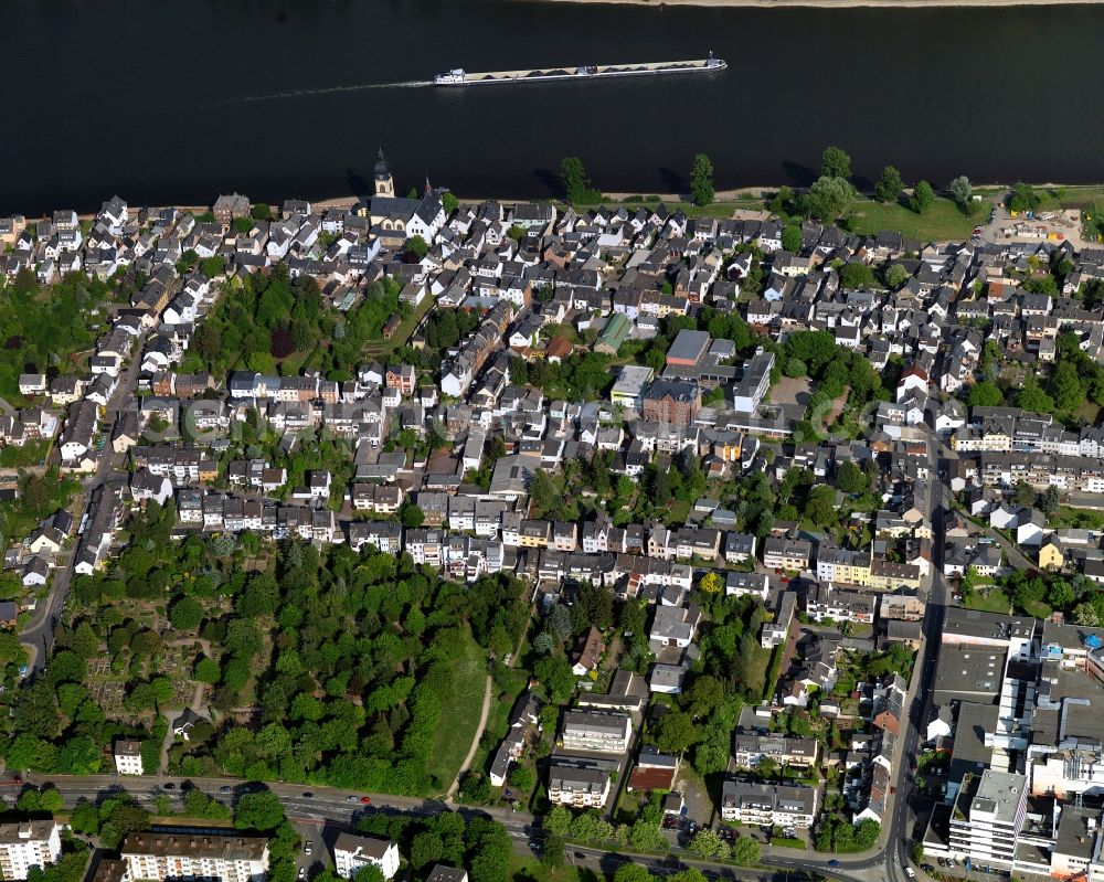 Koblenz, Wallersheim from above - Settlement in Koblenz, Wallersheim in the state Rhineland-Palatinate