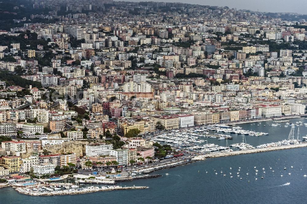 Aerial image Neapel - Settlement in Naples in Italy