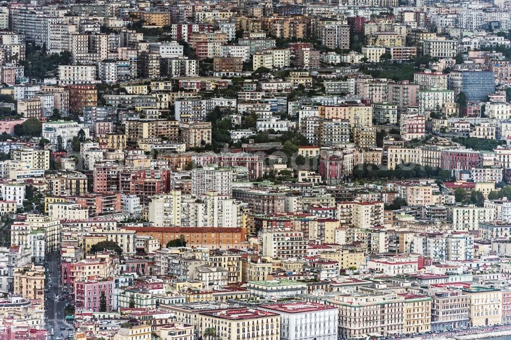 Aerial photograph Neapel - Settlement in Naples in Italy