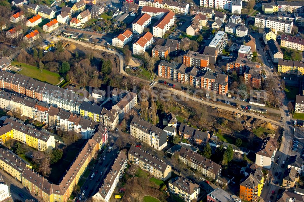 Aerial photograph Hattingen - New residential development Pottacker in Hattingen in the state of North Rhine-Westphalia